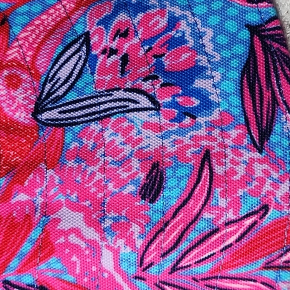 Lilly Pulitzer Womens Ruby Red Wild Sun Hat One Size Preowned - Picture 3 of 7